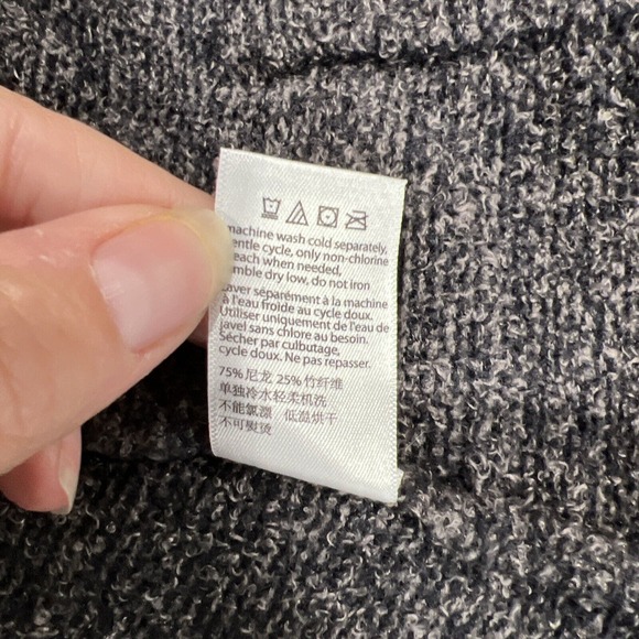 Barefoot Dreams Cardigan Women Small CozyChic Gray RESORT CARDI Knit Sweater‎ - Picture 8 of 10